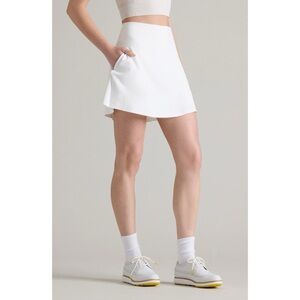 RHÔNE The Course to Court 16-Inch Sport Skort in Snow White Size Large